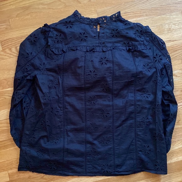 J.Crew Eyelet Ruffle Top - Picture 9 of 9